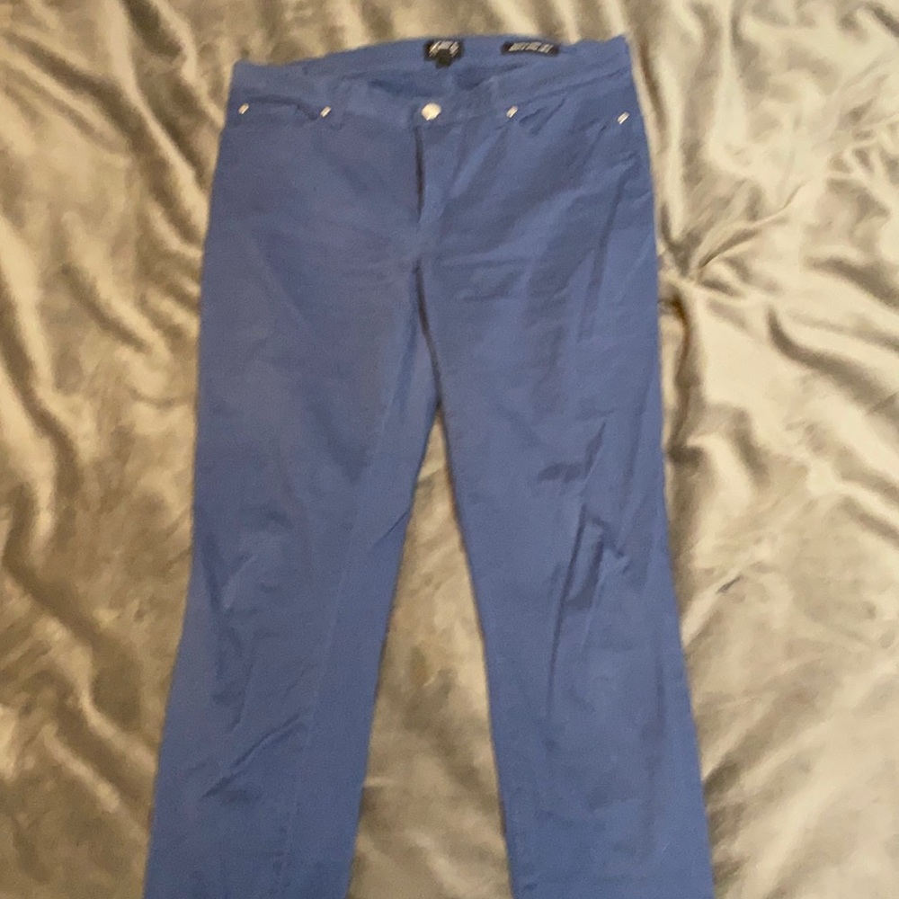 Blue jeans skinny ankle